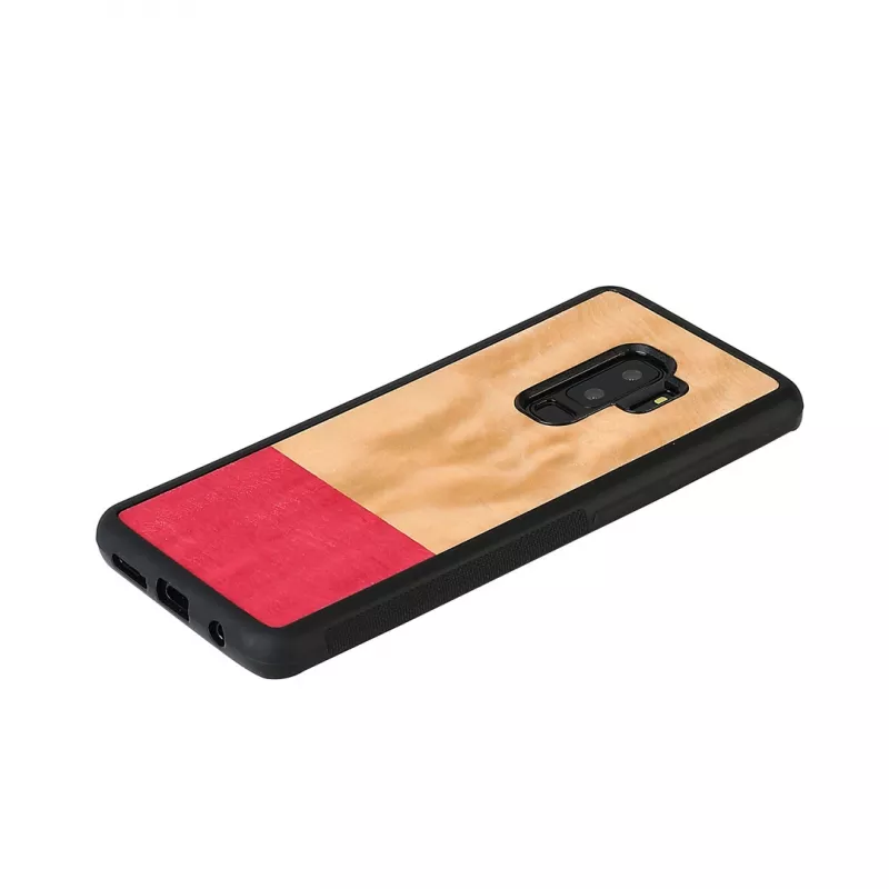Custodia per smartphone man and wood Galaxy S9 Plus miss match nero — custodia protettiva per Samsung Galaxy S9+