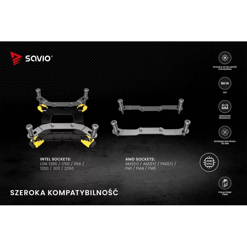 SAVIO VORTEX X2 Dissipatore per CPU