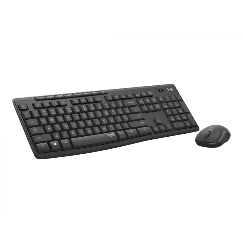 Logitech MK295 Silent – set tastiera e mouse – wireless – 2,4 GHz – grafite – layout ungherese