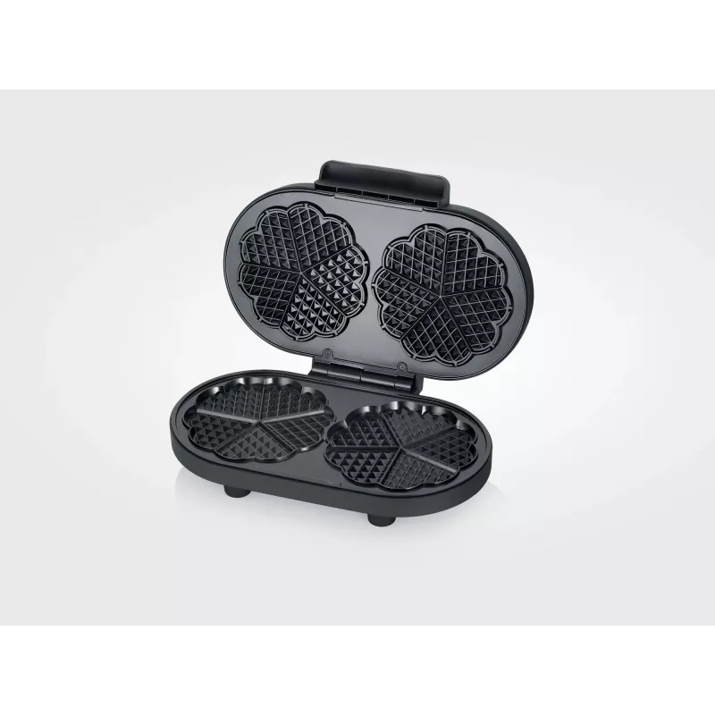 Macchina per waffle Severin WA 2118 2 waffle 1200 W nero