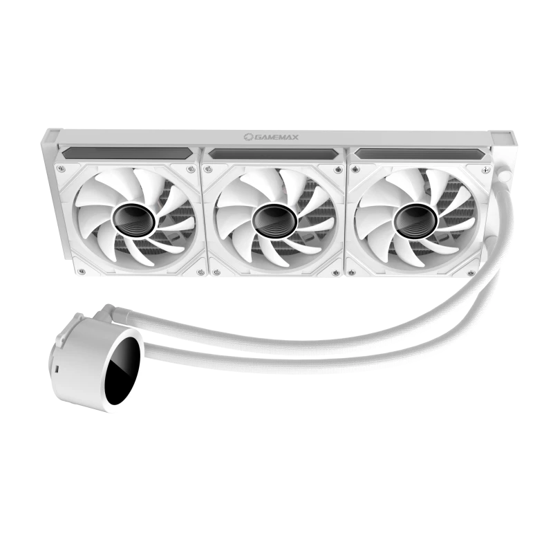 Gamemax | Dissipatore a liquido per CPU | ICEBURG 360 DIGITAL | bianco