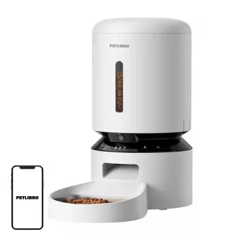 Distributore di cibo Petlibro Granary con telecamera, 5L (bianco)