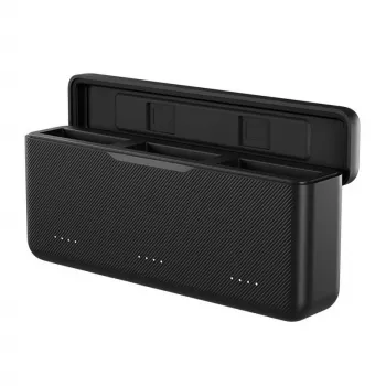 Caricabatterie a tre canali Telesin S0-BCG-02-TIS per DJI Action4/3/5pro — stazione di ricarica per 3 batterie