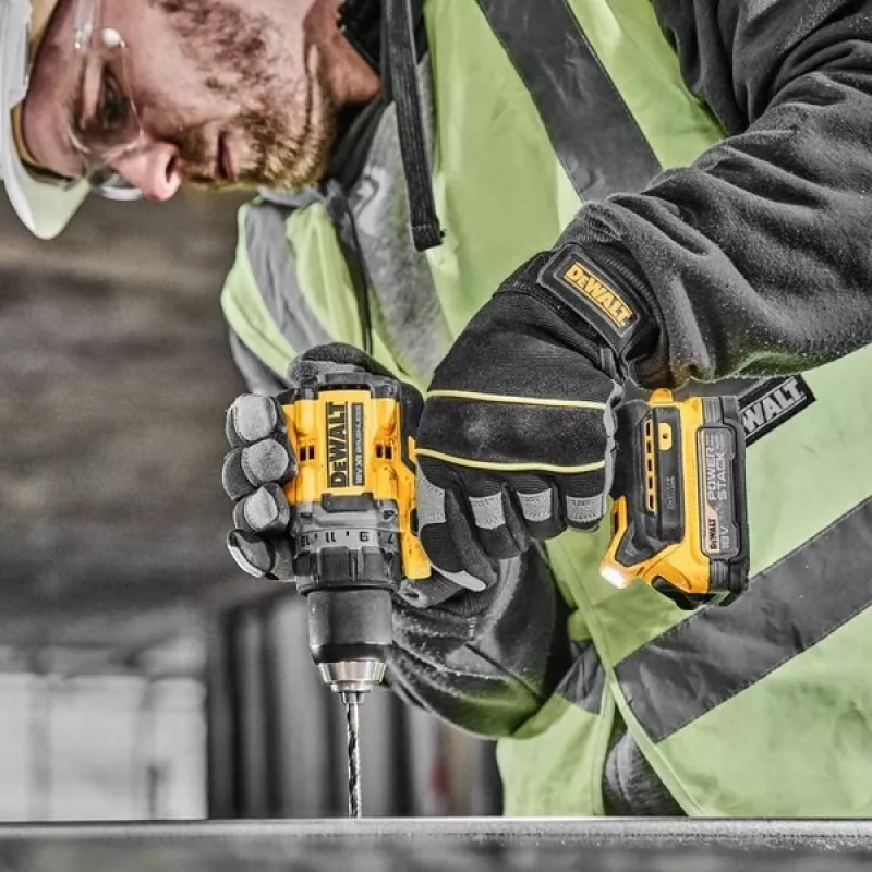 DeWALT DCD800E2T-QW Trapano 2000 giri/min 1,28 kg Nero, Giallo
