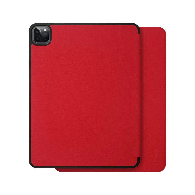 Crong FlexFolio CRG-FXF-IPD112-RED custodia a libro per iPad Air 11 M3 (2025)/M2 (2024), iPad Air 10.9 (5-4 gen.), iPad Pro 11 (2022-2021), 27,7 cm (10,9″), con supporto per Apple Pencil, rossa