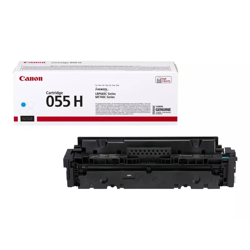 Cartuccia toner Canon 055H 1 pezzo originale ciano