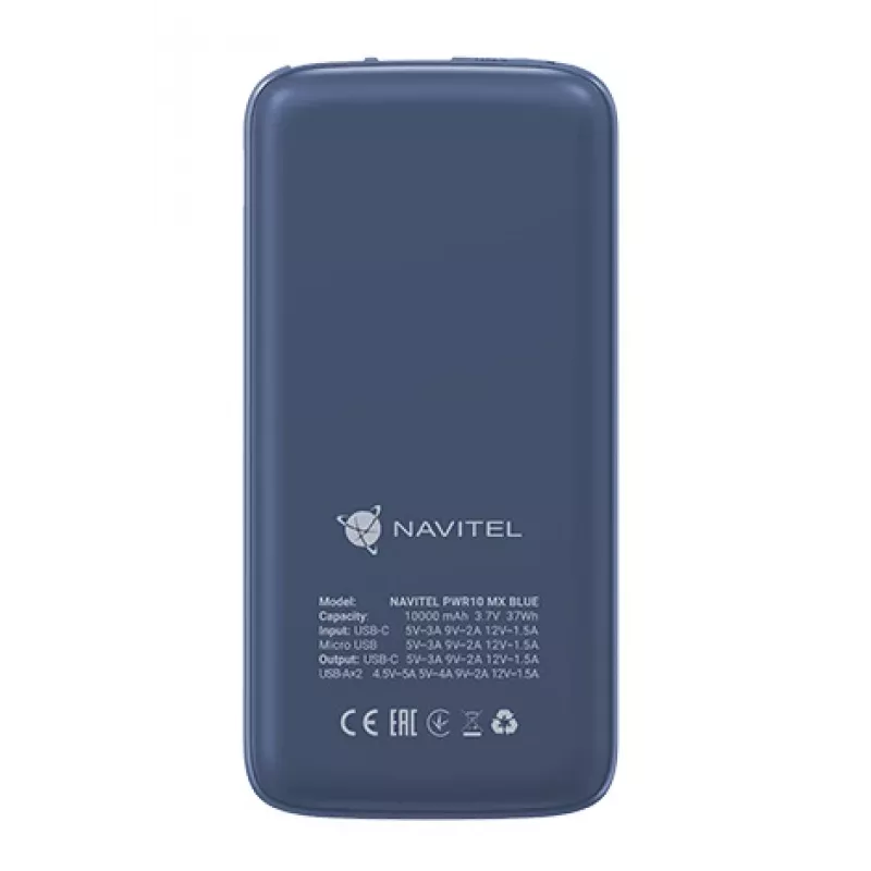 Powerbank portatile Navitel PWR10 MX BLU 10000 mAh