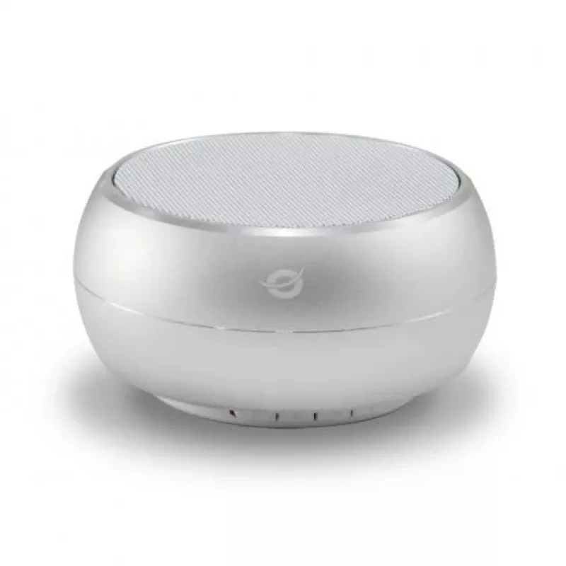 Conceptronic BEATTIE 01S altoparlante Bluetooth wireless, 3 W, Bluetooth 3.0+HS, microfono integrato, microSD, Micro-USB, argento