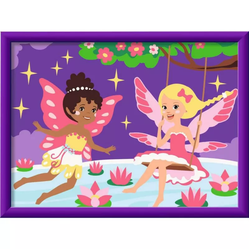 Set di pittura Ravensburger CreArt – Feenfreunde (set di pittura per bambini)