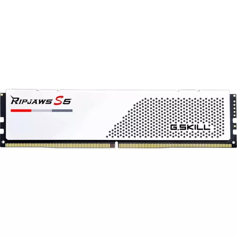 DIMM 32 GB DDR5-6000, memoria bianco, F5-6000J2836G16GX2-RS5W, Ripjaws S5, INTEL XMP
