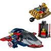 Set da costruzione LEGO Marvel Super Heroes Captain America Thanos 76319 — 107 pezzi, 2 minifigure, età 4+