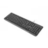 Tastiera NATEC TROUT SLIM USB, layout US, nero