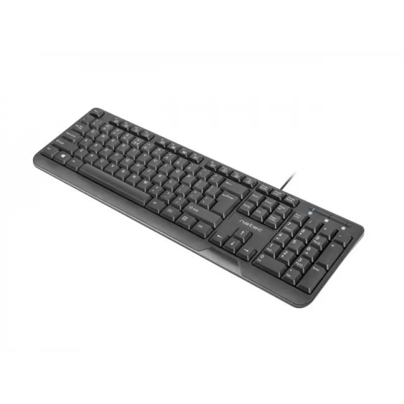 Tastiera NATEC TROUT SLIM USB, layout US, nero