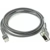 Zebra CBA-R08-S07ZBR cavo seriale grigio 2,1336 m RS232 DB9
