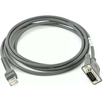 Zebra CBA-R08-S07ZBR cavo seriale grigio 2,1336 m RS232 DB9