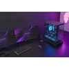 Case PC midi tower TACENS Mars Gaming MCPRISMA, nero, vetro temperato, supporta ATX/Micro-ATX/Mini-ITX, 2x vani 3,5