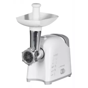 Tritacarne ESPERANZA EKM033, 2200 W, bianco, lama in acciaio inox, retromarcia, beccuccio per salsicce, accessorio kebbe
