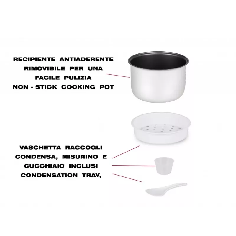 Beper P101VAP002 cuociriso e cuocivapore