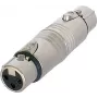 Neutrik - Adattatore invertitore audio - XLR3 (F) a XLR3 (F) (NA3FF)