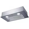 Cappa aspirante da incasso CANDY CBG625/1X, larghezza 520 mm, 207 m³/h, filtro a carbone, manopole, argento