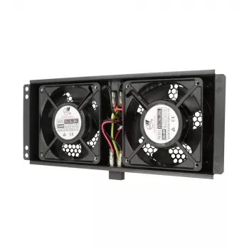 Ventola di raffreddamento Extralink 2 FANS ROOF COOLING UNIT 220V AC nero metallo