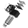 Dissipatore per processore Jonsbo HX6250 14 cm nero 1 pz.