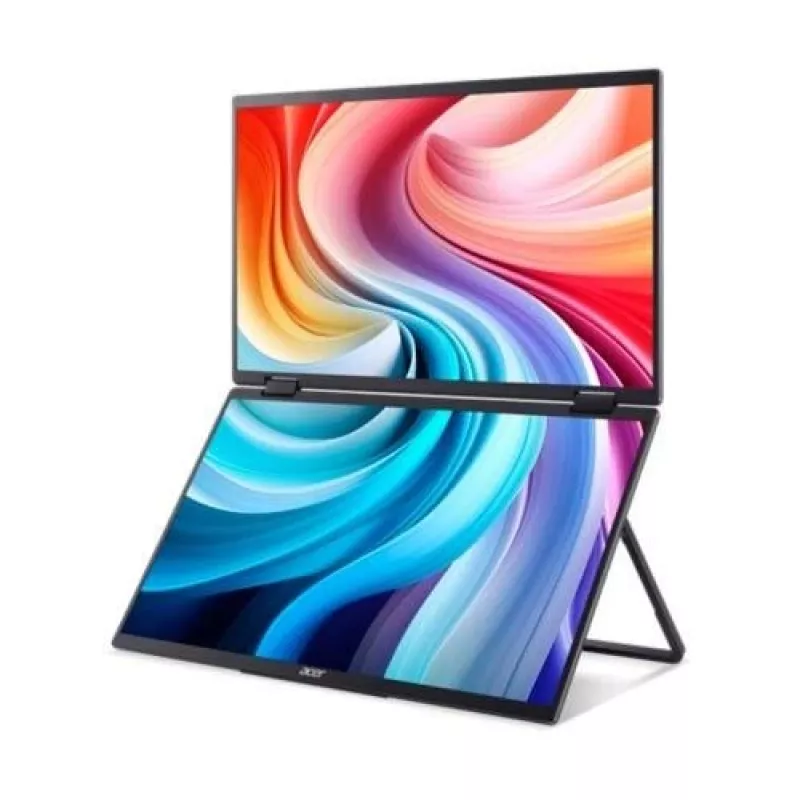 Monitor portatile Acer PD163QT 39,6 cm (15,6 inch) FHD 1920x1080 IPS 8 ms USB-C nero VESA 75x75