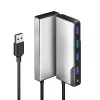 Hub USB ALOGIC Fusion SWIFT 4-in-1 USB 3.2 Gen 1 Type-A