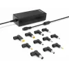 Alimentatore universale per laptop 90 W, set con 11 connettori