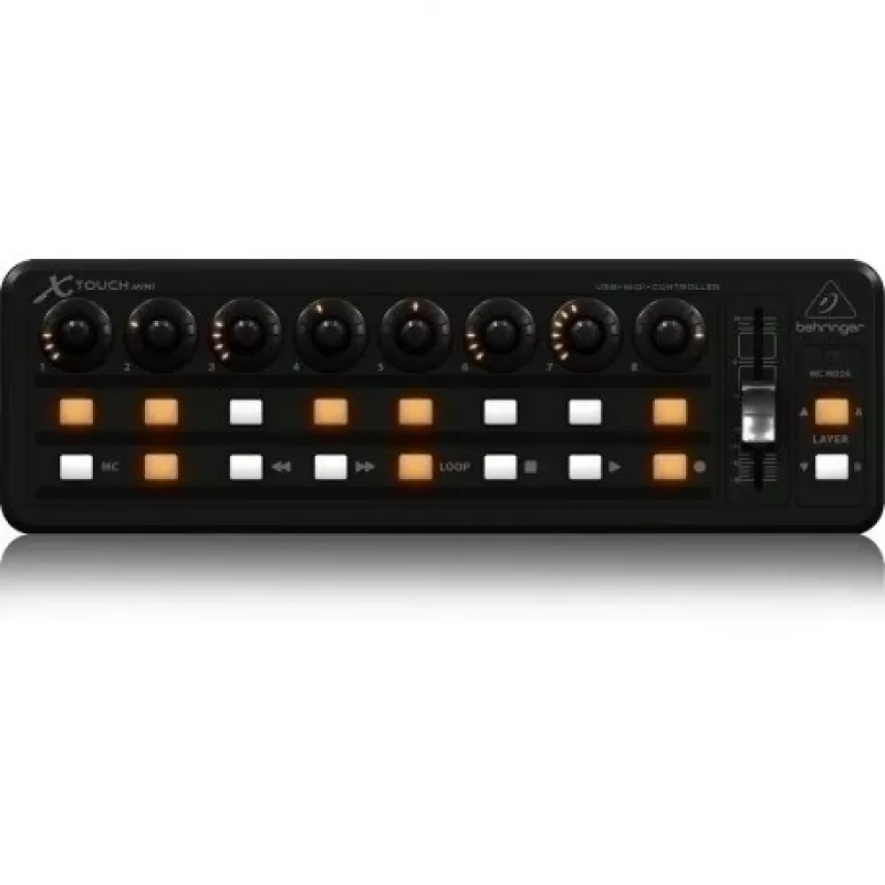 Tastiera MIDI USB Behringer X-TOUCH MINI tipo di controllo tasti manopole slider