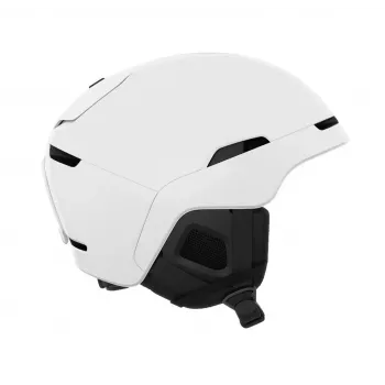 Casco open face POC Obex MIPS — calotta rigida In-Mold, M/L (55–58 cm), calotta esterna ABS, schiuma EPS, bianco opaco, 500 g