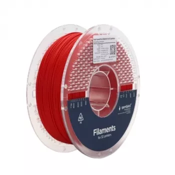 Bobina di filamento Gembird PLA 1,75 mm rosso 1 kg per stampa 3D