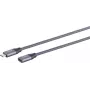 Cavo USB S/CONN 13-46020 USB 3.2 Gen 2x2 1 m USB-C nero