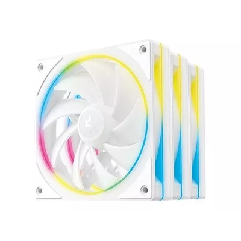 Ventola per case DeepCool FL12 SE WH 12 cm bianco 3 pezzi