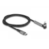 Cavo di ricarica e dati USB Type-C su Lightning con connettore angolare e funzione stand, DELOCK 1,5 m, 9 V 3 A (MFi)