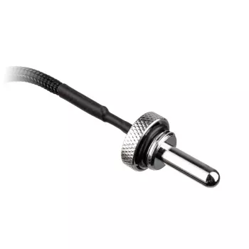Alphacool Eiszapfen sensore di temperatura Plug G1/4 - sensore di temperatura per sistema di raffreddamento a liquido - cromo - 50 cm