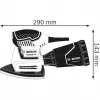 Bosch GSS 160 Multi levigatrice multifunzione 24000 RPM multicolore