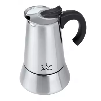 Caffettiera Moka JATA Odin nero acciaio inox