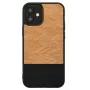 Custodia protettiva Man and Wood per iPhone 12 mini Herringbone nero