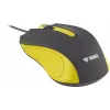 Mouse USB con cavo, 3 tasti, superficie gommata