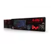 Gembird GGS-UMGL4-01 Phantom kit gaming 4 in 1 retroilluminato (tastiera, mouse, cuffie, tappetino per mouse), cablato USB, layout US, nero