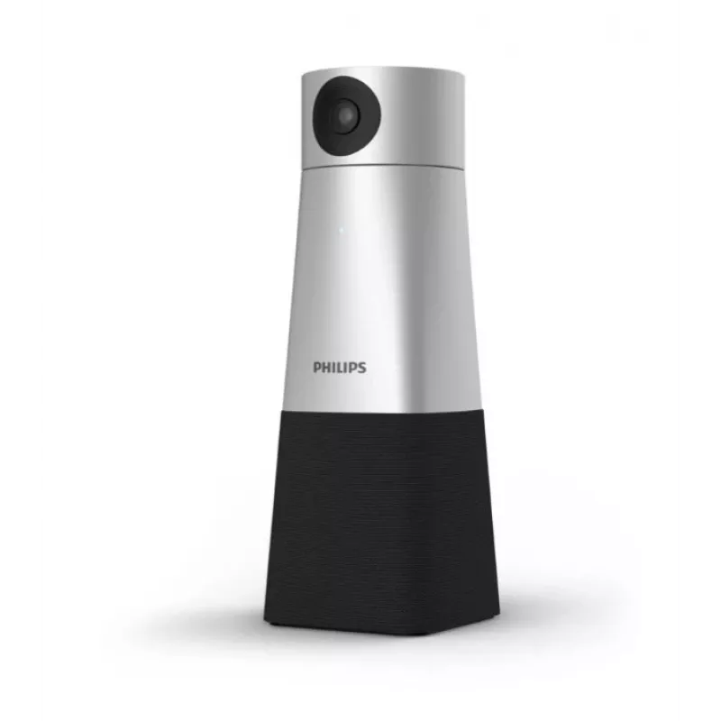 Philips PSE0550 SmartMeeting videocamera per videoconferenza 4K portatile con microfono integrato, 30 fps, USB, nero/argento