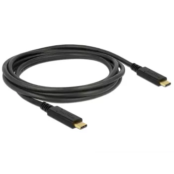 Cavo USB DeLOCK 83668 USB 3.2 Gen 1 2m USB C nero