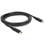 Cavo USB DeLOCK 83668 USB 3.2 Gen 1 2m USB C nero