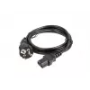 Cavo di alimentazione LANBERG CEE 7/7 a C13 (C320) 1,8 m, dritto, nero