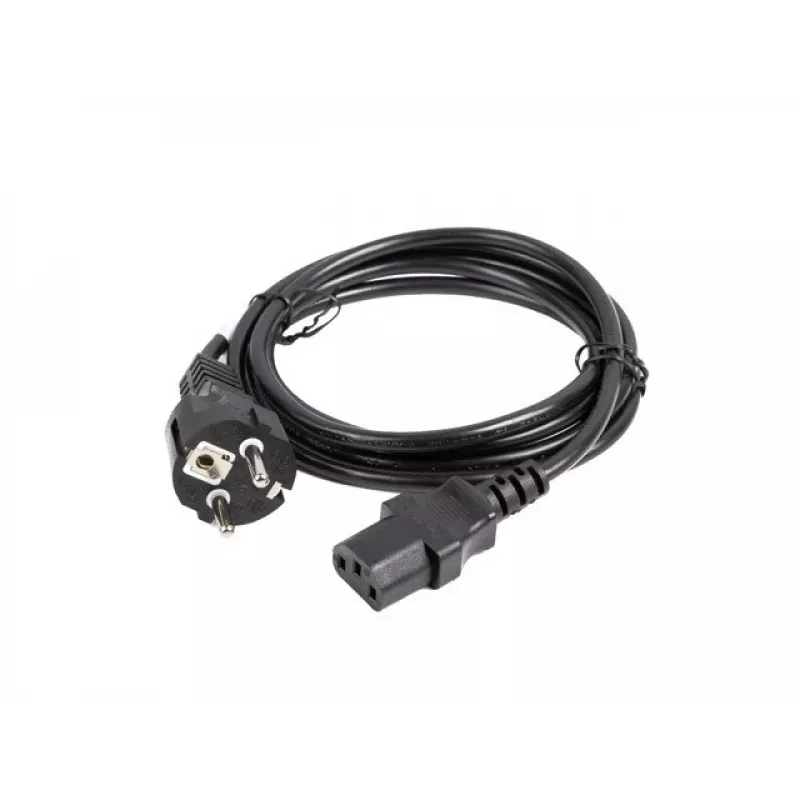 Cavo di alimentazione LANBERG CEE 7/7 a C13 (C320) 1,8 m, dritto, nero