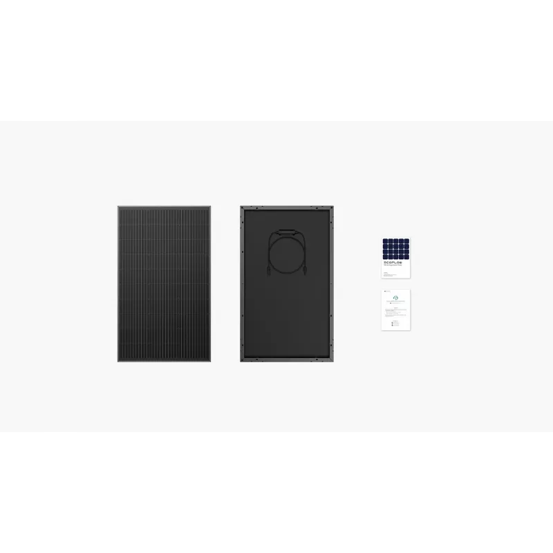 EcoFlow ZMS331 pannello solare 100W silicio monocristallino nero IP68
