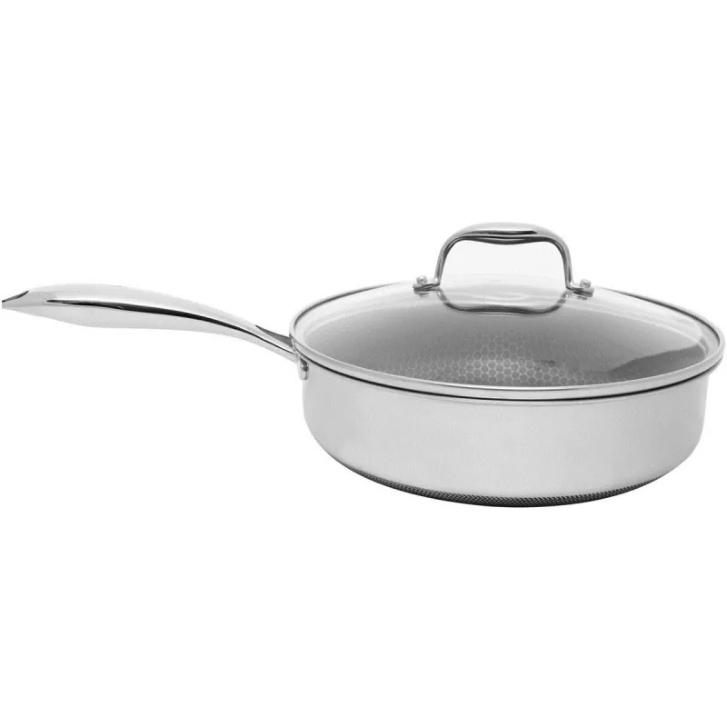 Kohersen Black Cube padella saltapasta 26 cm con coperchio