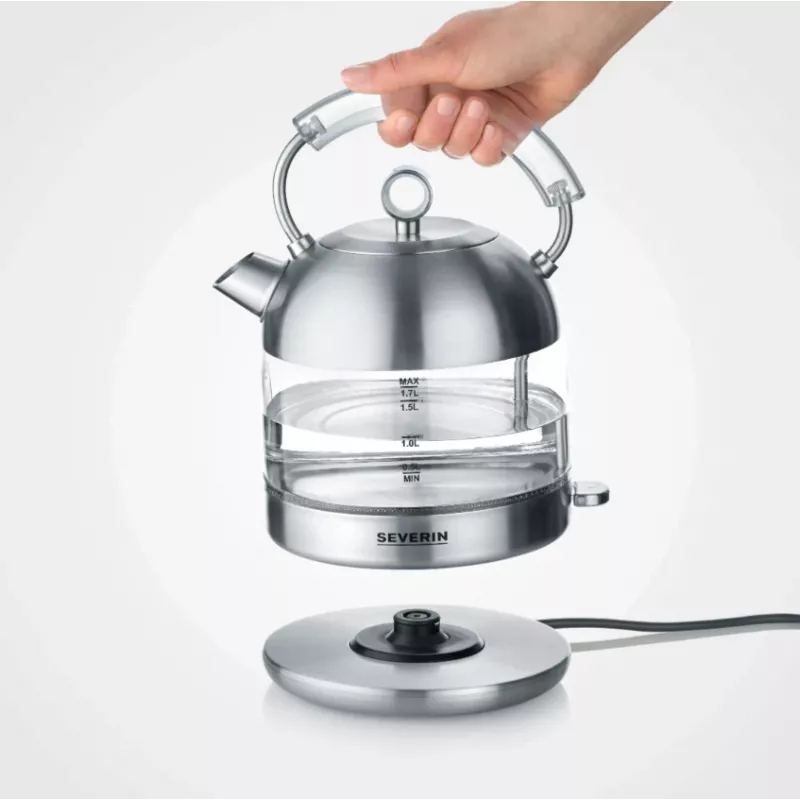 Bollitore elettrico Severin 1,7 L 2400 W acciaio inox