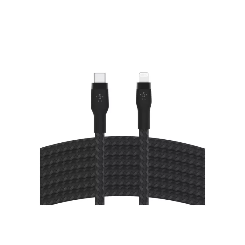Belkin BOOST CHARGE - Cavo Lightning - 24 pin USB-C maschio a Lightning maschio - 3 m - nero - per Apple iPad/iPhone/iPod (Lightning)